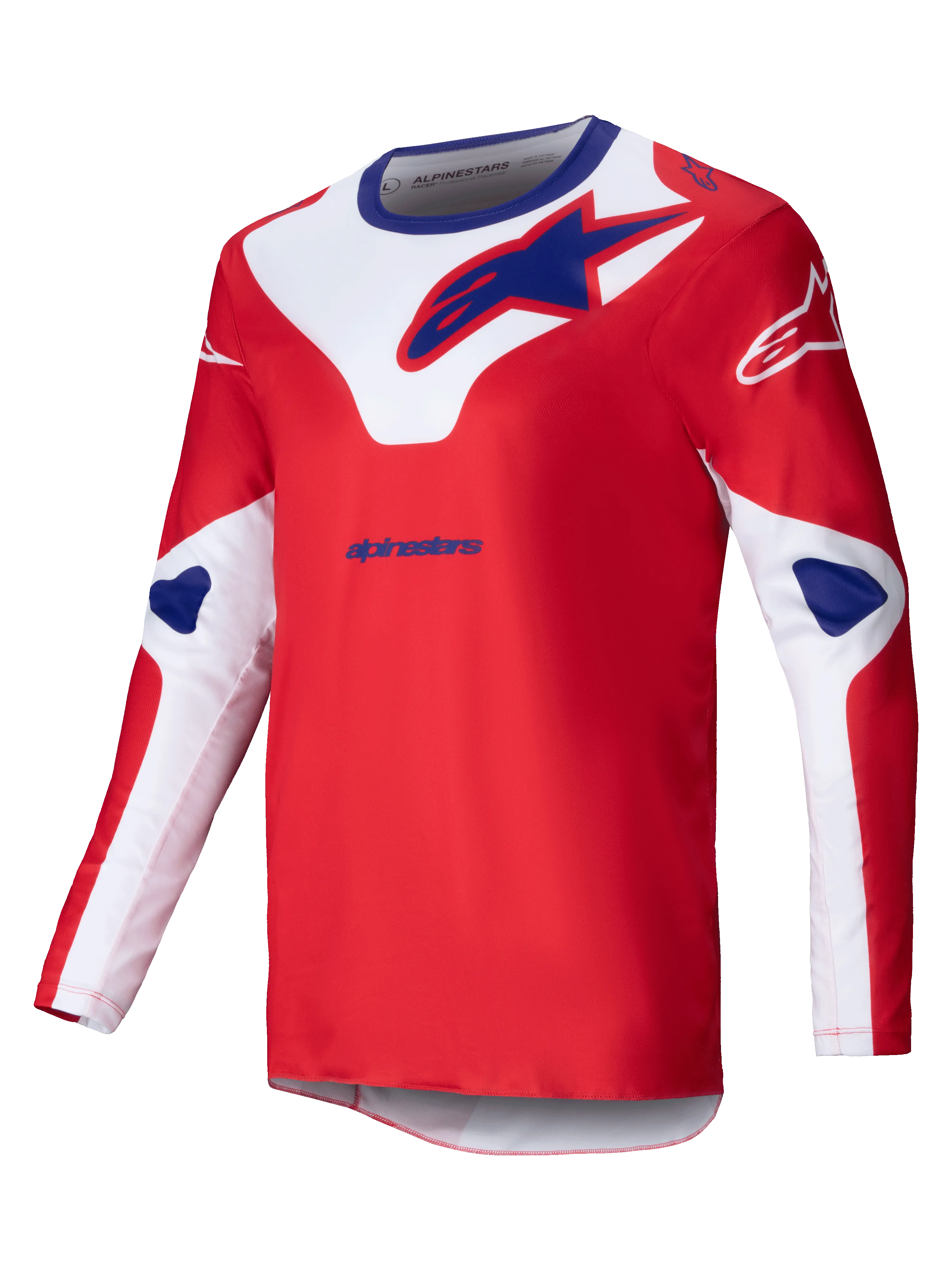 2025 Alpinestars Racer Veil Jersey Bright Red White