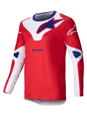 2025 Alpinestars Racer Veil Jersey Bright Red White