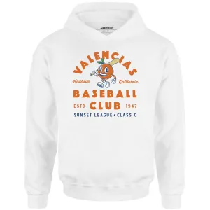 Anaheim Valencias - California - Vintage Defunct Baseball Teams - Unisex Hoodie