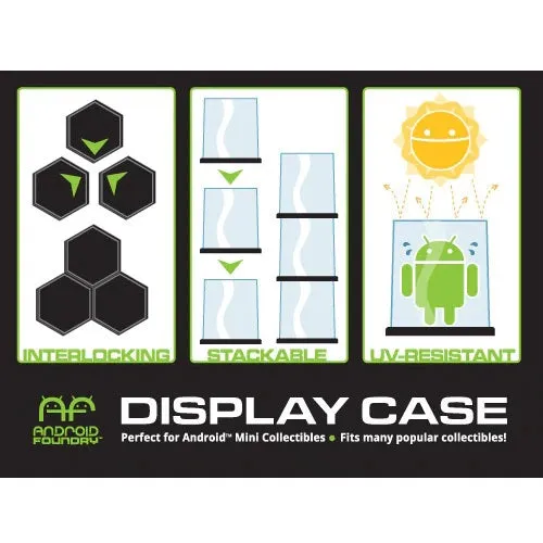 Android Foundry Display Cases - Hexagonal - 1 Piece