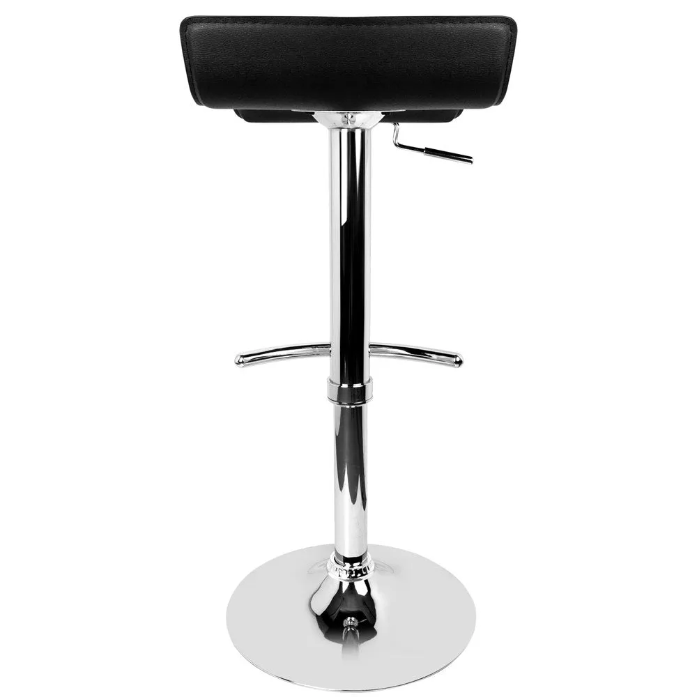 Artiss Set of 2 PU Leather Bar Stools - Black