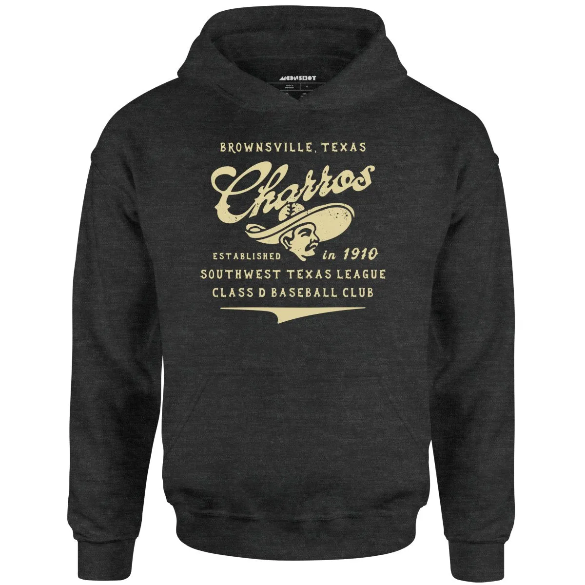 Brownsville Charros - Texas - Vintage Defunct Baseball Teams - Unisex Hoodie