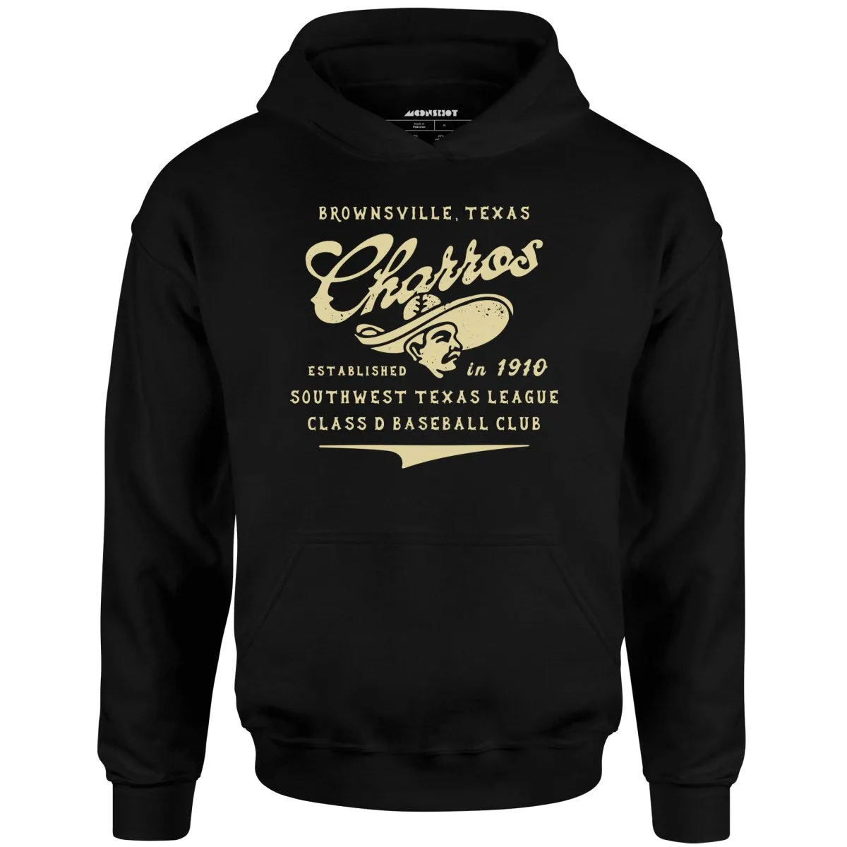 Brownsville Charros - Texas - Vintage Defunct Baseball Teams - Unisex Hoodie