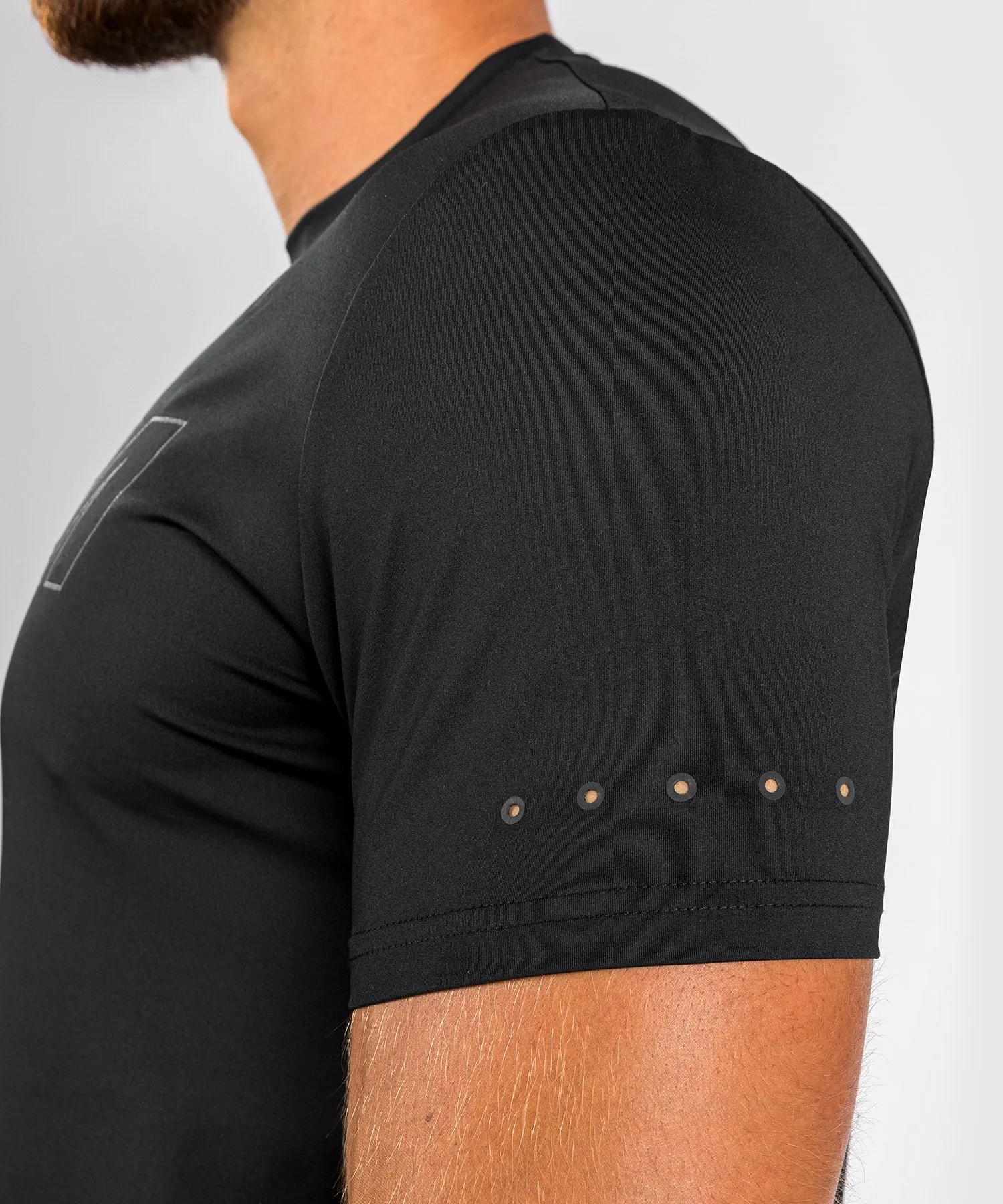 Camiseta Dry-Tech Venum Classic Evo -  Negro/Negro Reflectante