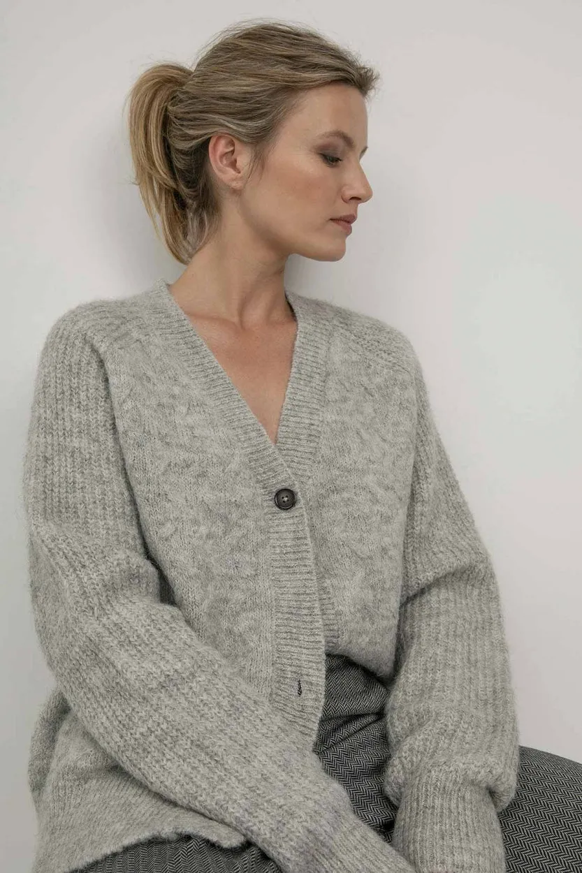 Cardigan Sylvie - Light Grey