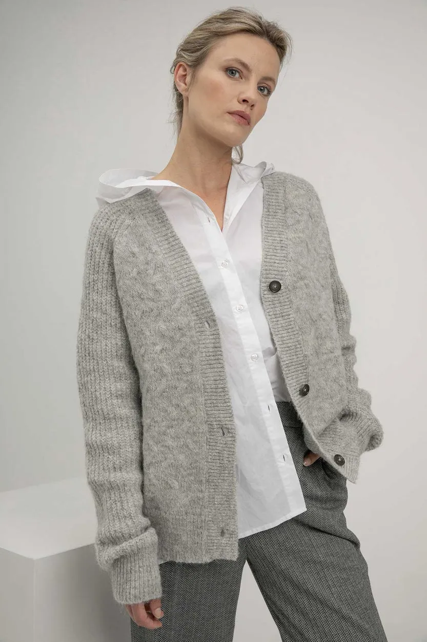 Cardigan Sylvie - Light Grey