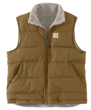 Carhartt Women's Sherpa Quilted Vest - Oak Brown