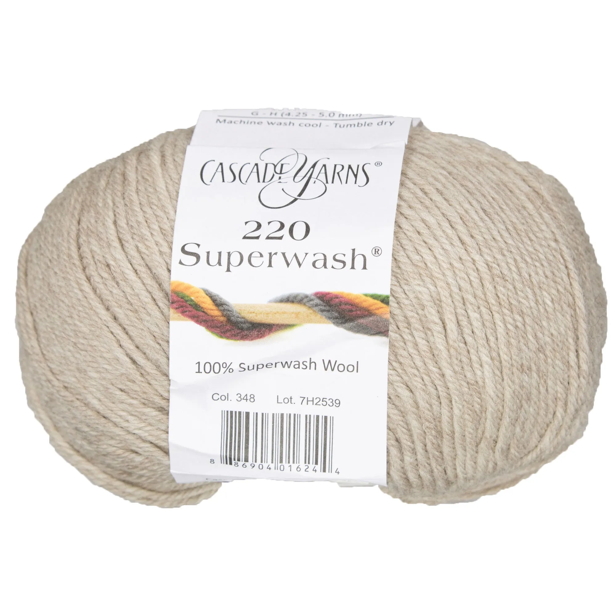 Cascade Yarns 220 Superwash Yarn - 0348 White Pepper Heather