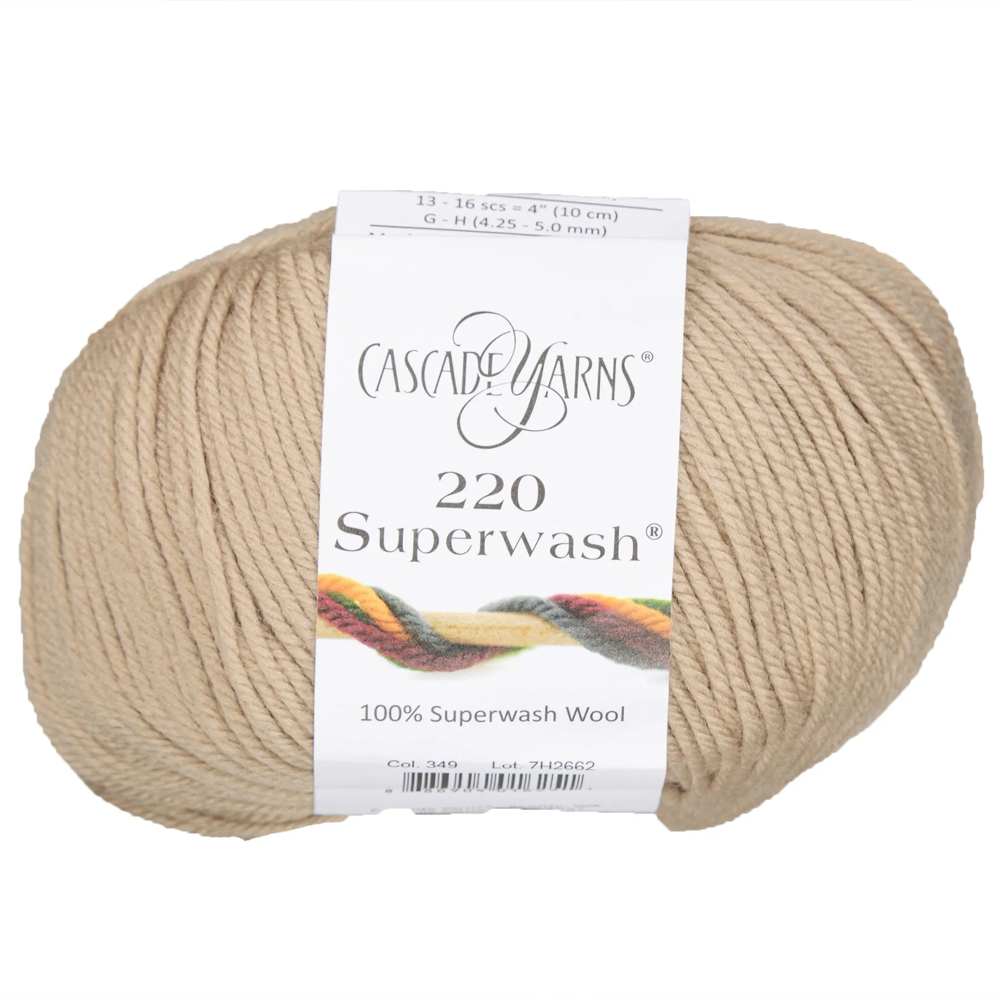 Cascade Yarns 220 Superwash Yarn - 0349 Irish Cream