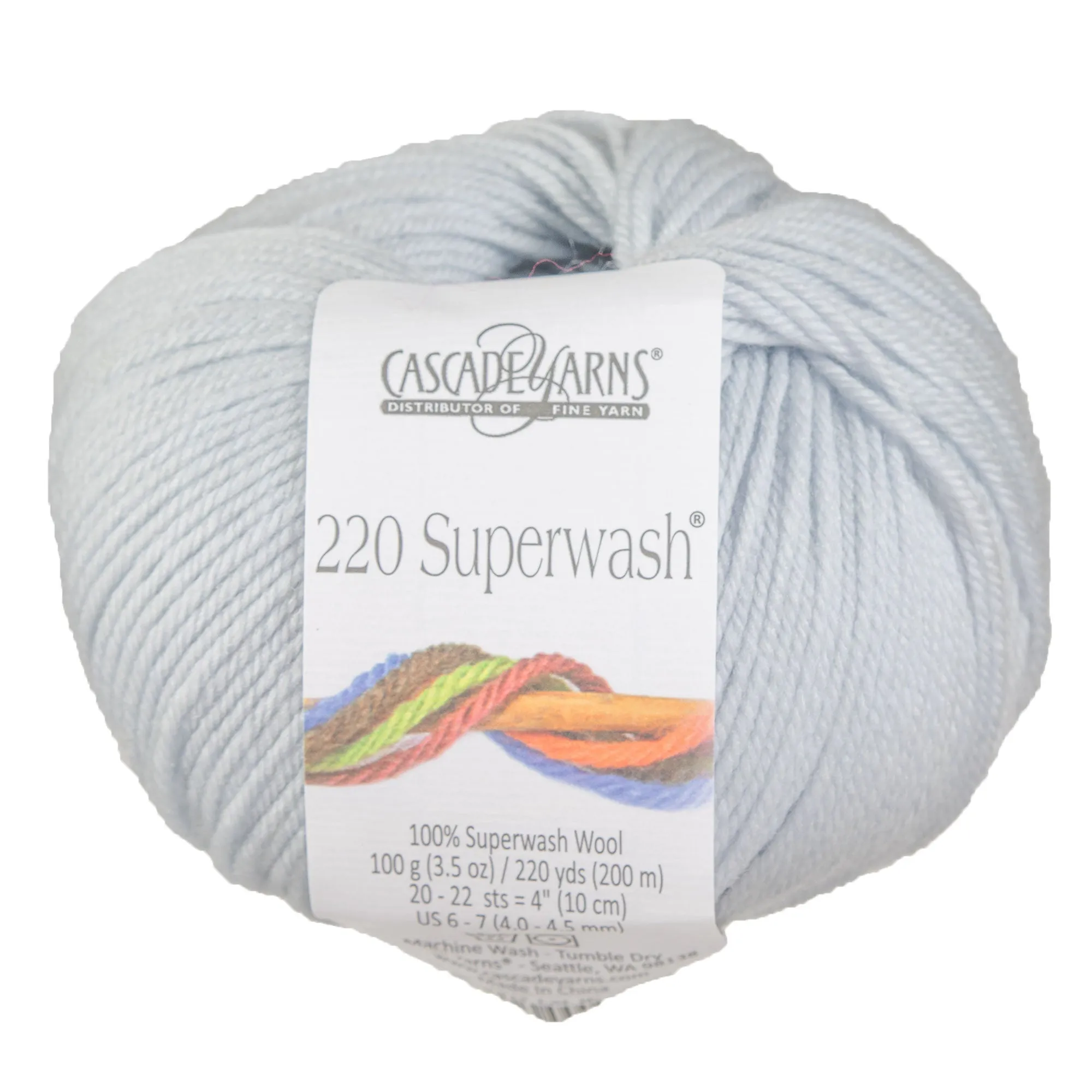 Cascade Yarns 220 Superwash Yarn - 1914 Alaska Sky