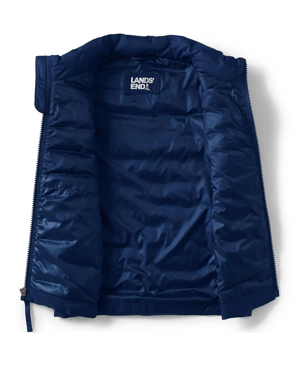 Children's insulated down alternative vest Thermo  Plume for girls and children Lands' End