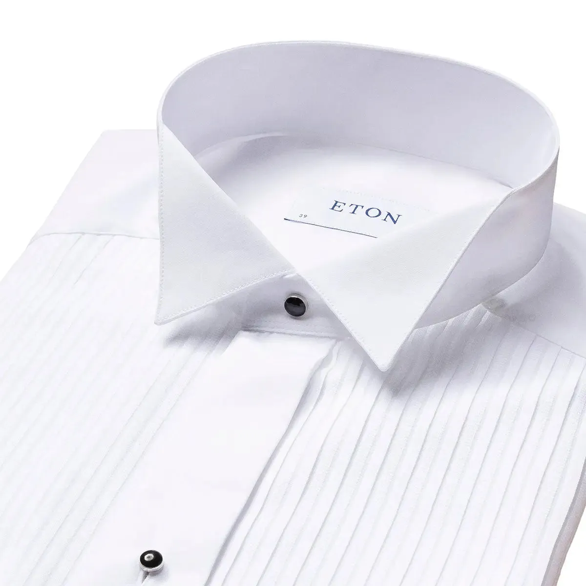 Contemporary Fit Plissé Wing Collar Dress Shirt