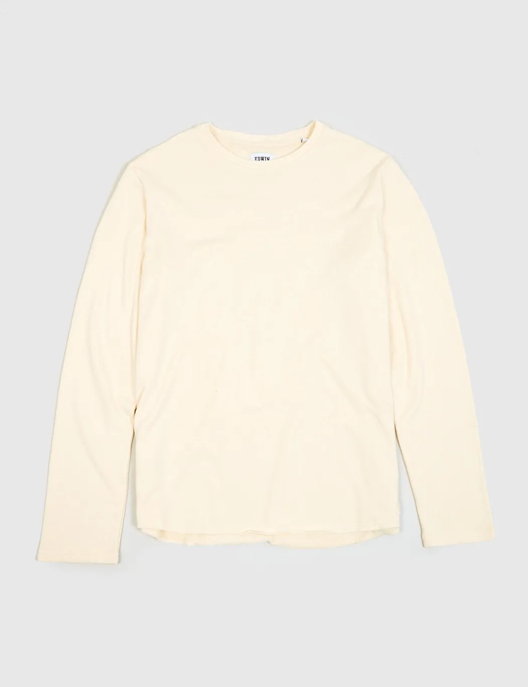 Edwin Terry Long Sleeve T-Shirt - Natural