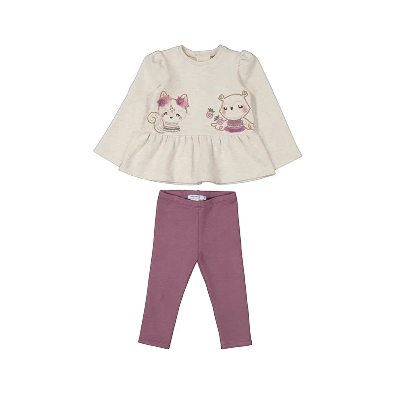 Forest Animals Pullover and Leggings Set