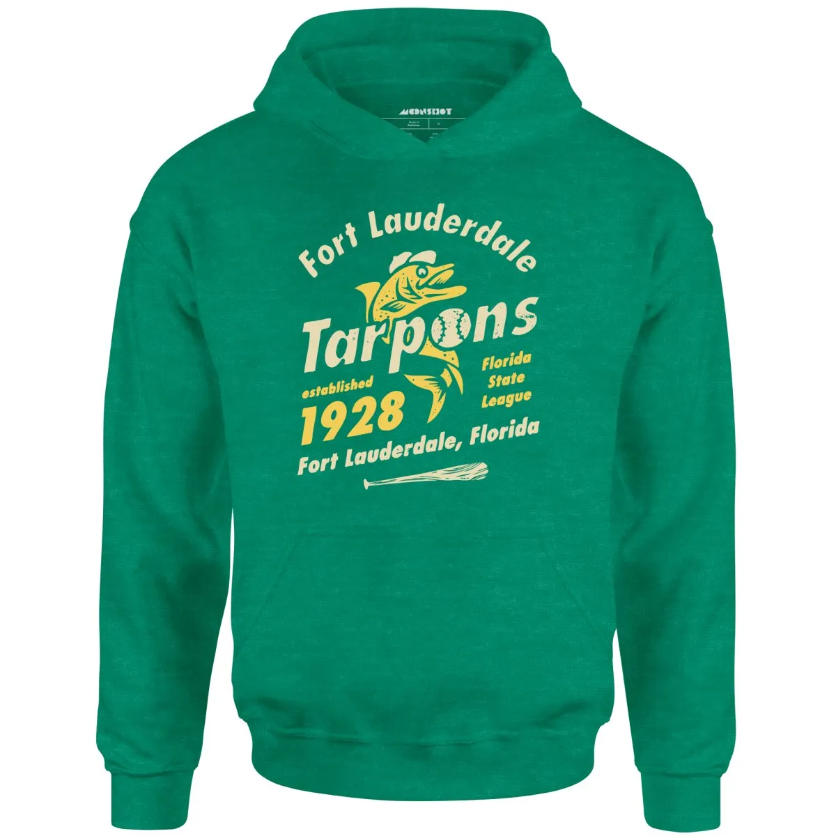 Fort Lauderdale Tarpons - Florida - Vintage Defunct Baseball Teams - Unisex Hoodie