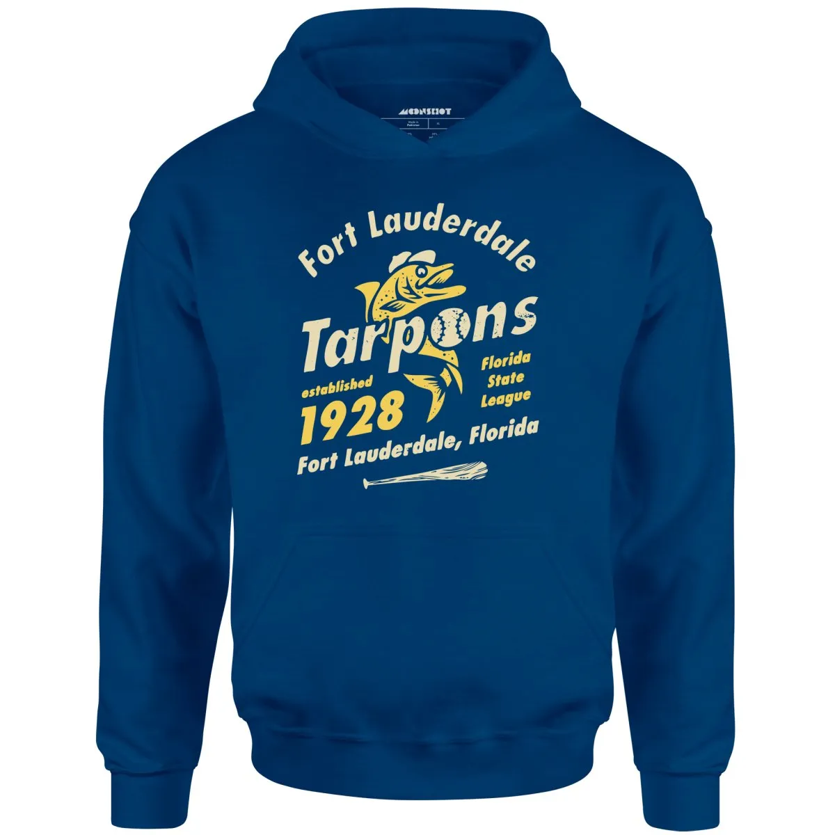 Fort Lauderdale Tarpons - Florida - Vintage Defunct Baseball Teams - Unisex Hoodie