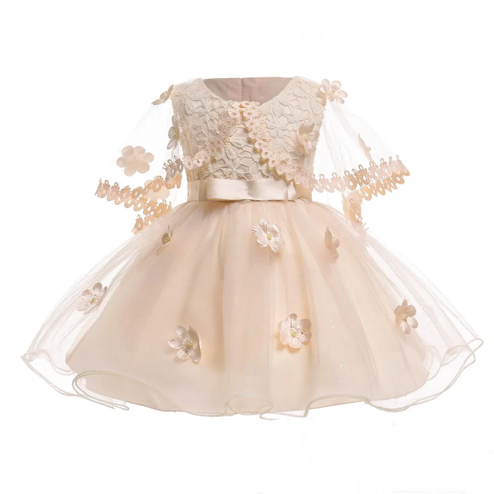 Girls Elegant Wedding Princess Dress Kids Party Formal Dress