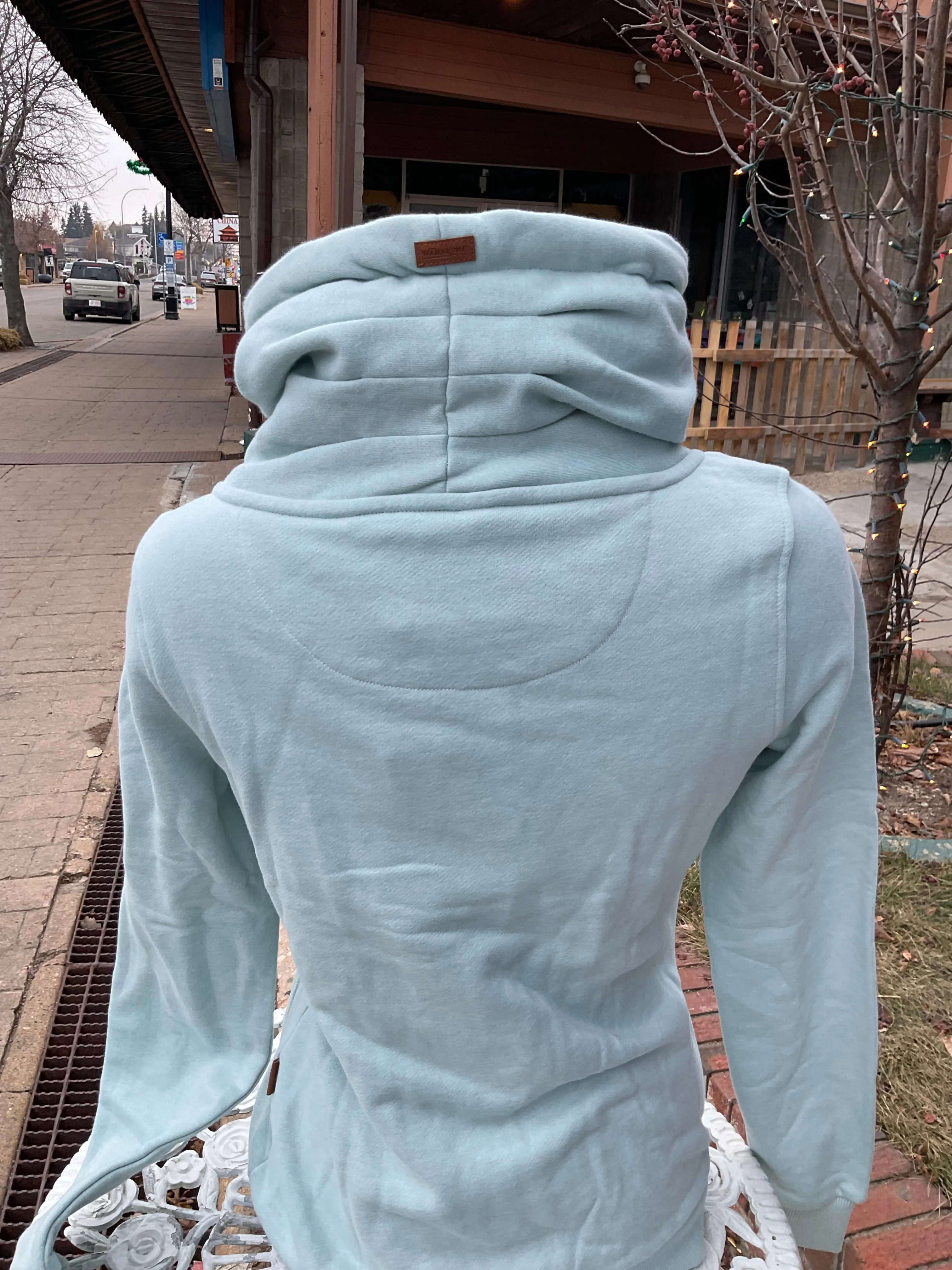 Hestia Bay Blue Side Zip Hoodie