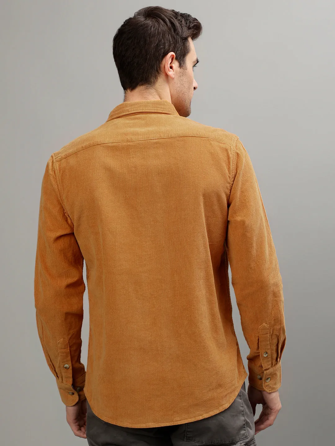 Iconic Orange Fashion Regular fit Shirts