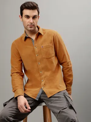 Iconic Orange Fashion Regular fit Shirts