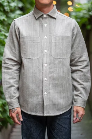 Indi   Ash Ames Workshirt - Iron Grey Handwoven Denim