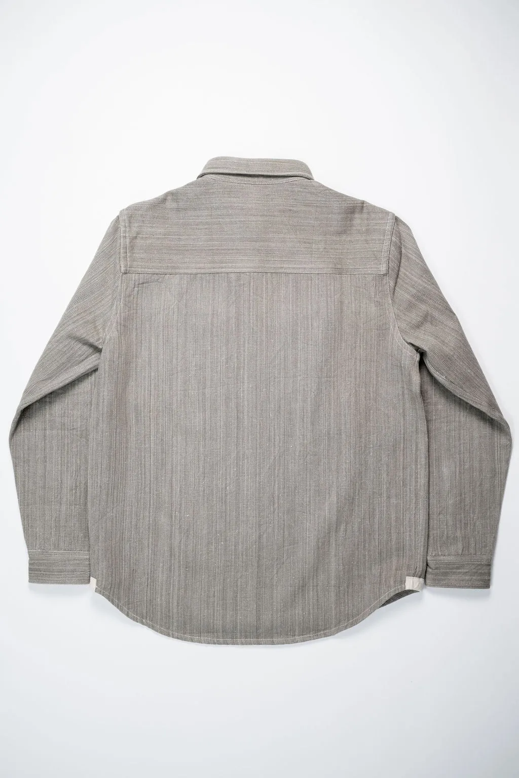 Indi   Ash Ames Workshirt - Iron Grey Handwoven Denim