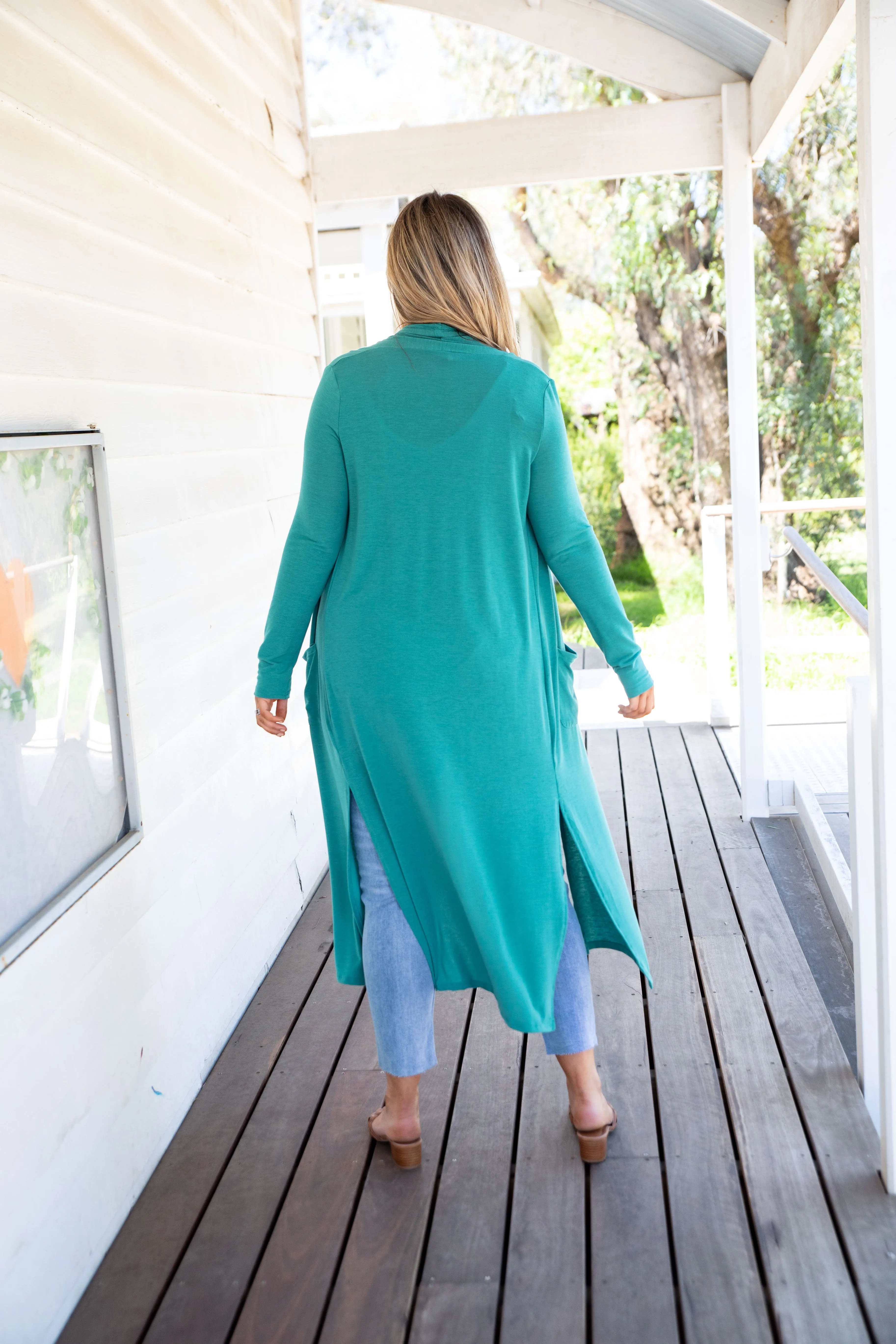 Jane Cardigan in Jade