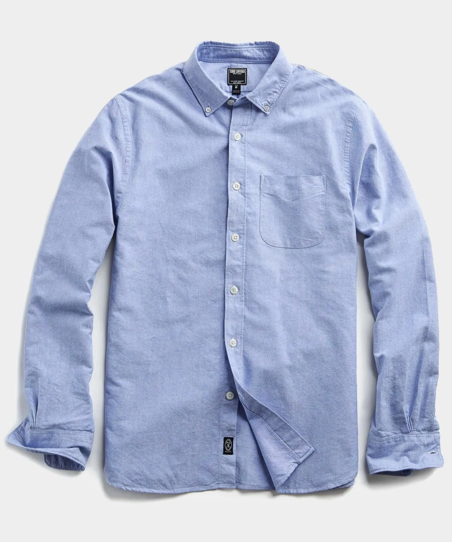 Japanese Selvedge Oxford Button Down Shirt in Blue