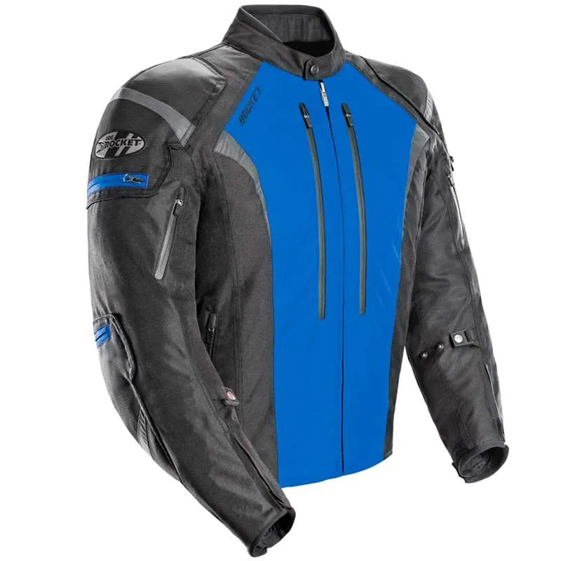 Joe Rocket Atomic 5.0 Mens Textile Jacket Black/Blue