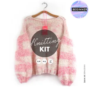 Knitting Kit – MYPZ Basic Pullover Blond No.9 – Beginner (ENG-NL)