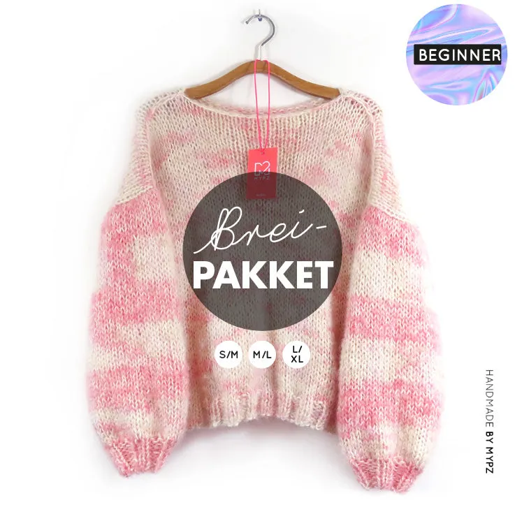 Knitting Kit – MYPZ Basic Pullover Blond No.9 – Beginner (ENG-NL)