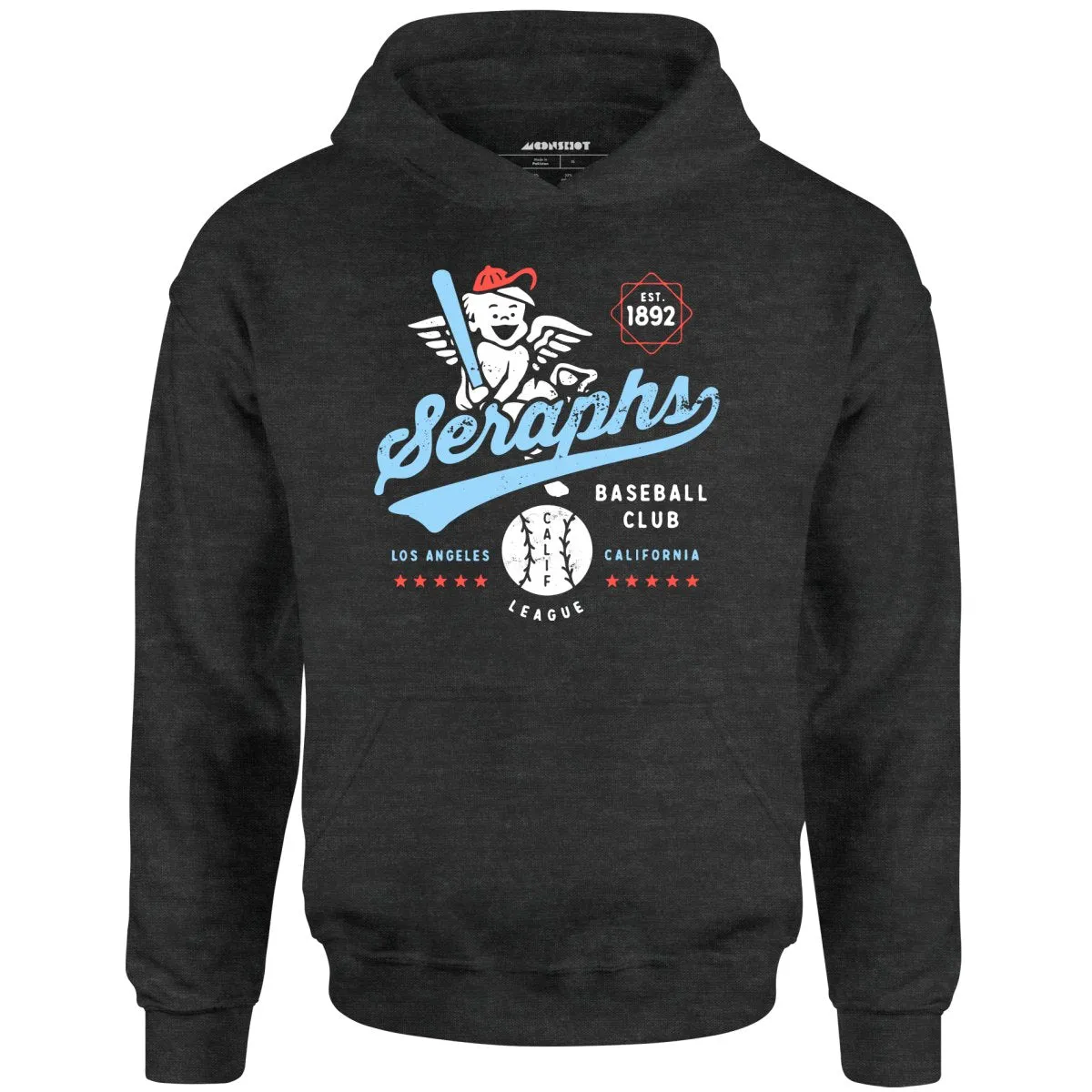 Los Angeles Seraphs - California - Vintage Defunct Baseball Teams - Unisex Hoodie