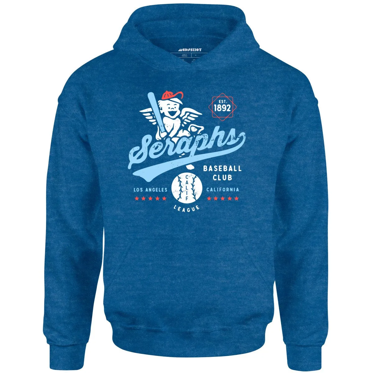 Los Angeles Seraphs - California - Vintage Defunct Baseball Teams - Unisex Hoodie