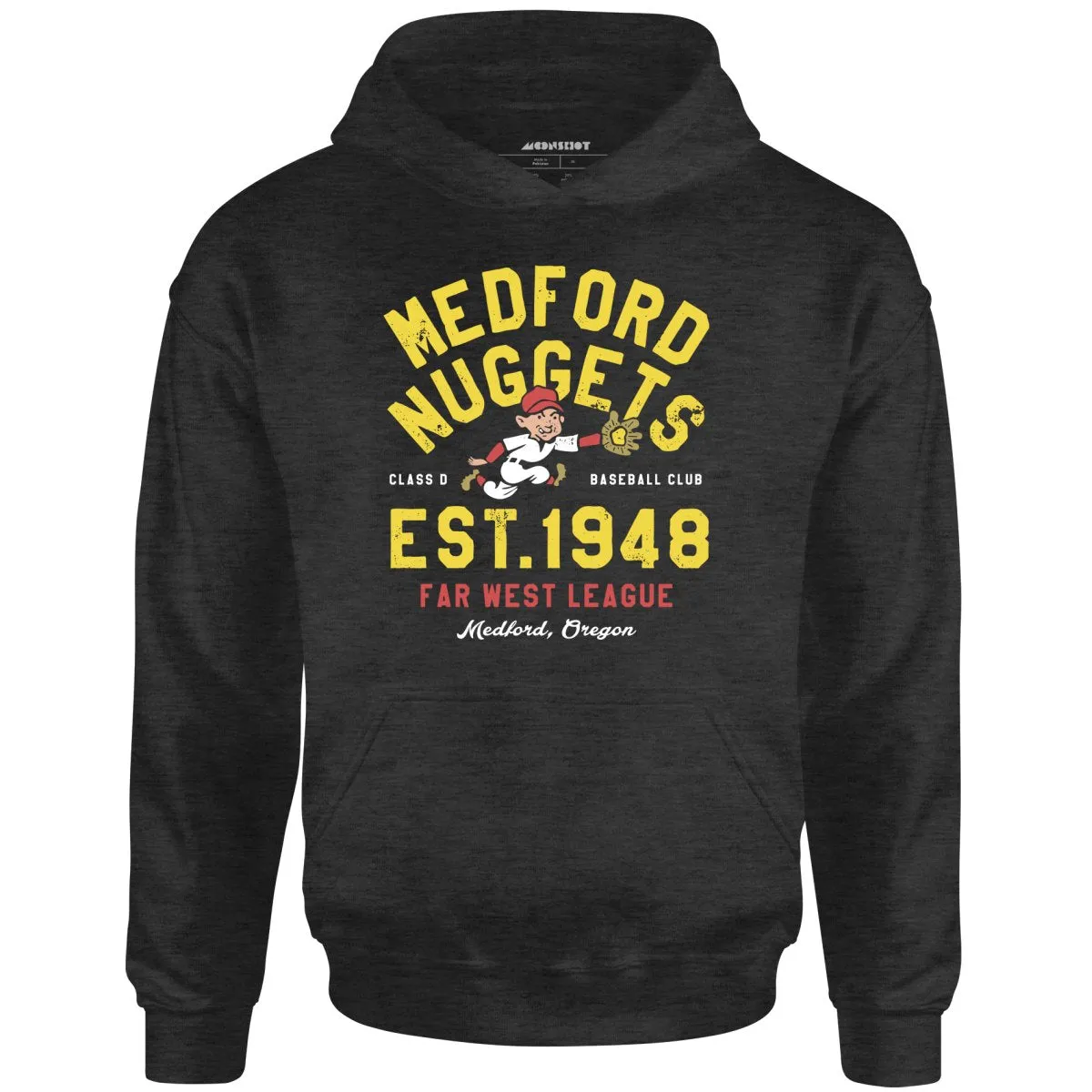 Medford Nuggets - Oregon - Vintage Defunct Baseball Teams - Unisex Hoodie