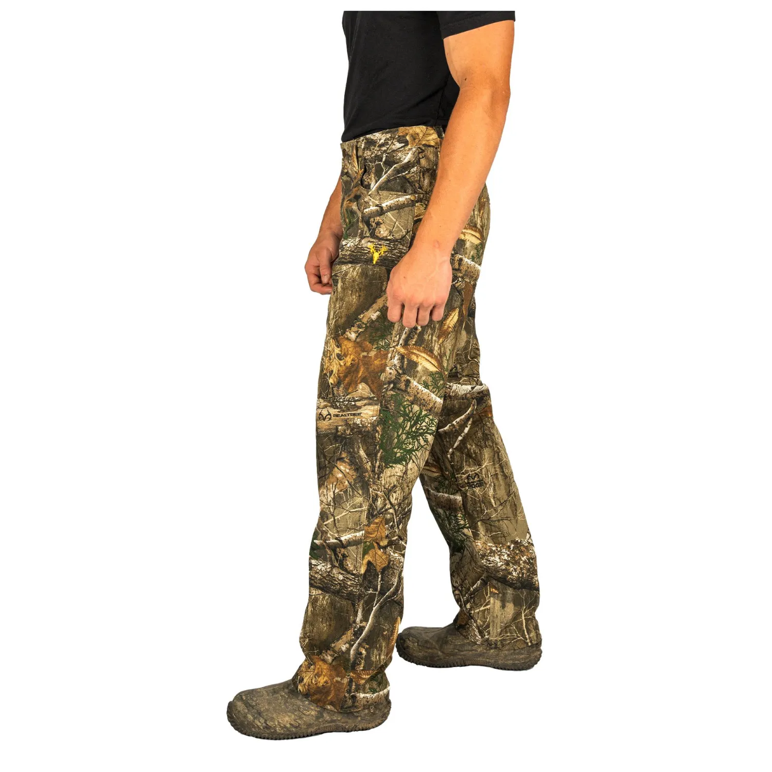 Men’s Flannel Lined Camo Hunting Pants