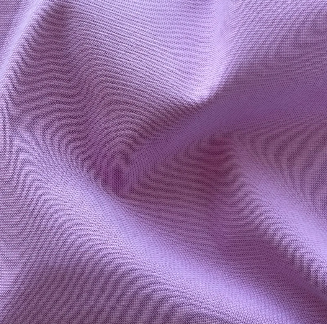 Mid-Weight Opal Purple Cotton Ponte Double Knit (Made in Italy)