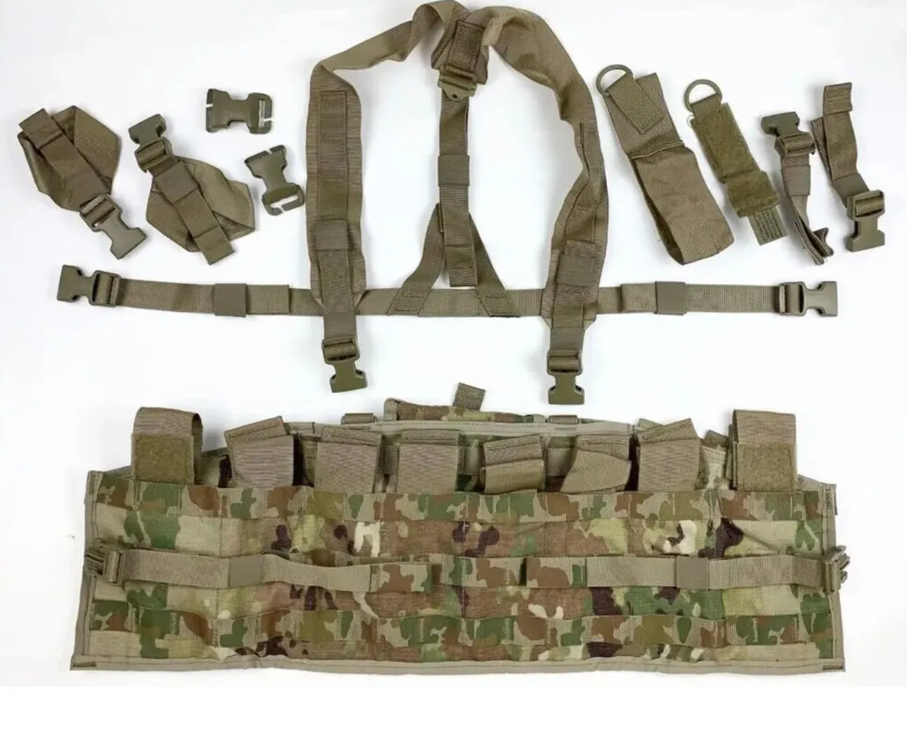 NEW USGI US OCP MULTICAM MOLLE TAP Tactical Assault Panel Chest Rig Kit NSN: 8465-01-641-8924