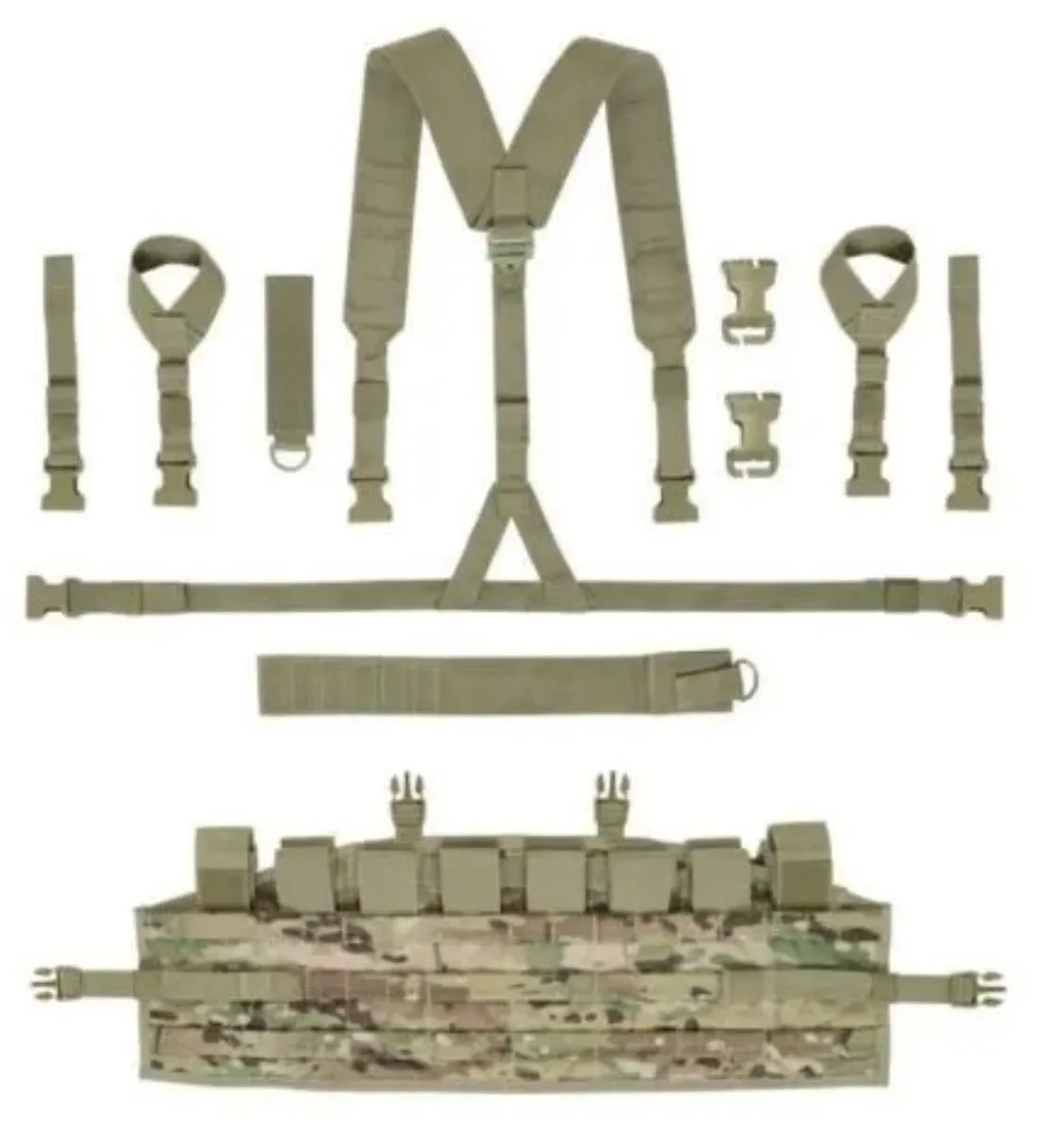 NEW USGI US OCP MULTICAM MOLLE TAP Tactical Assault Panel Chest Rig Kit NSN: 8465-01-641-8924