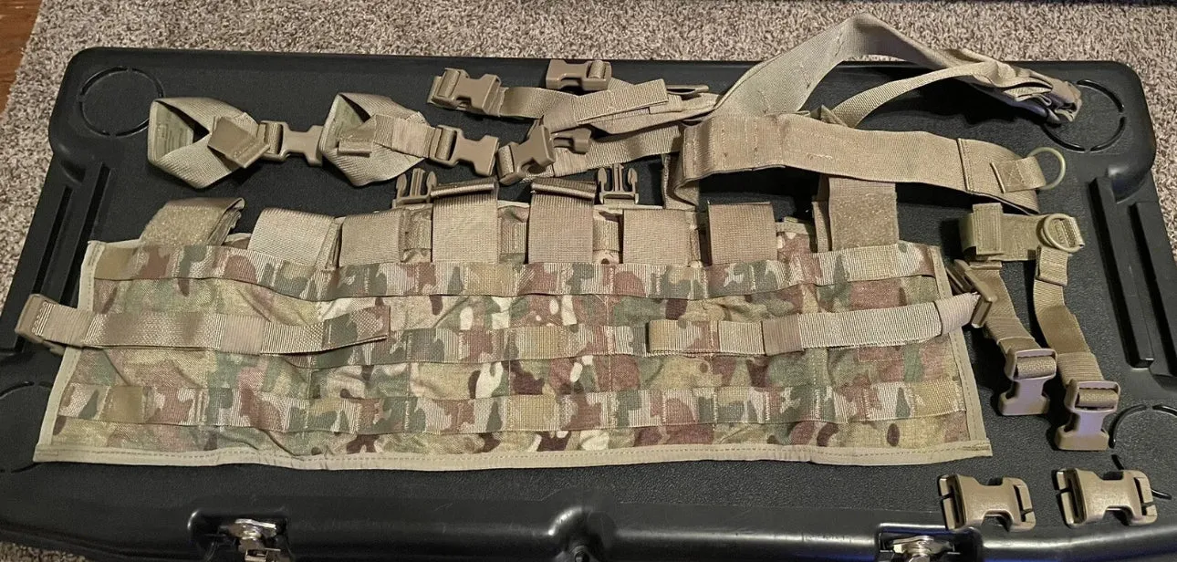 NEW USGI US OCP MULTICAM MOLLE TAP Tactical Assault Panel Chest Rig Kit NSN: 8465-01-641-8924