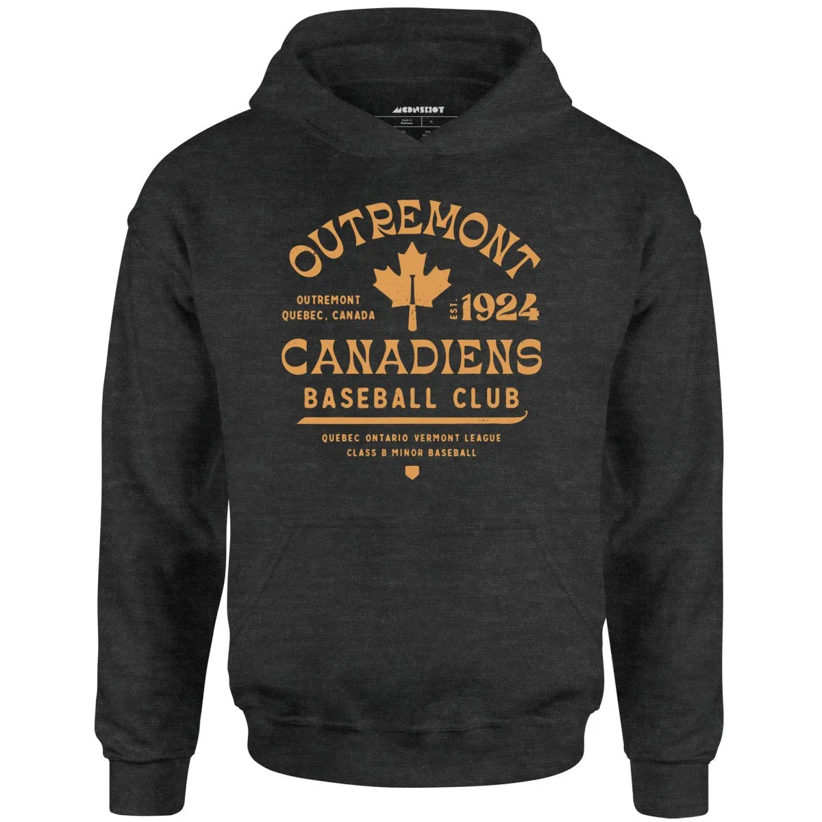 Outremont Canadiens - Canada - Vintage Defunct Baseball Teams - Unisex Hoodie