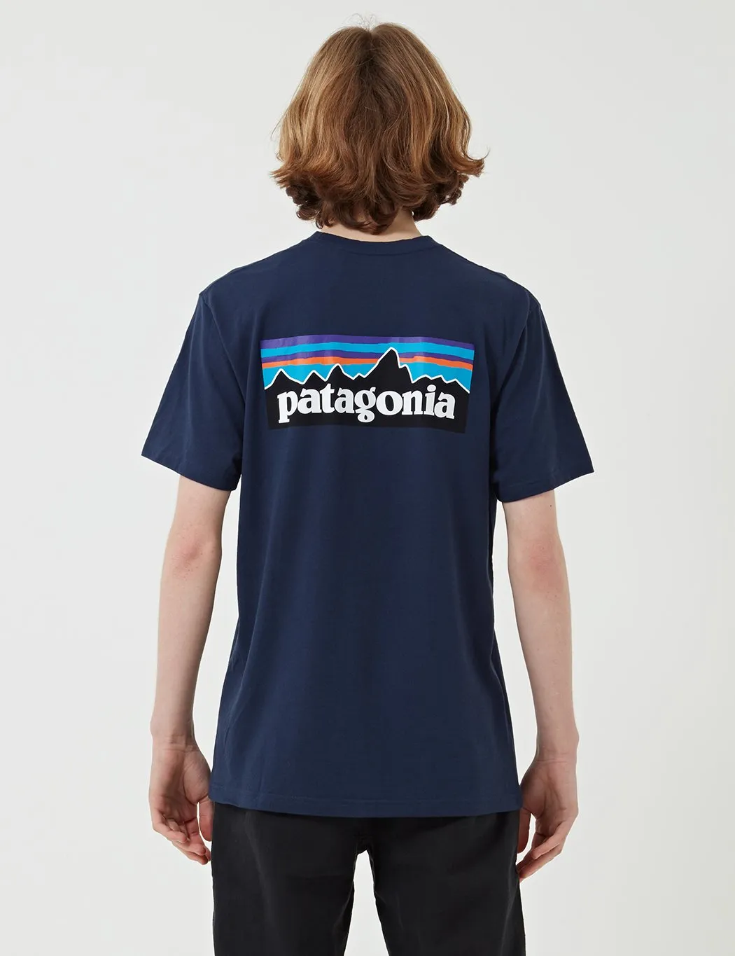 Patagonia P-6 Logo Responsibili-Tee T-Shirt - Classic Navy Blue