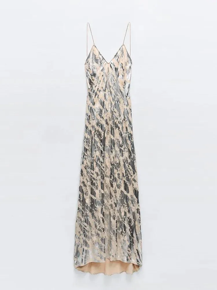 Patchwork Printed Tassels Dress: Elegant Women's Clubwear - Shop Now!