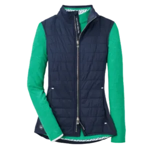 Peter Millar Lizzie Hybrid Quilted Vest - Navy