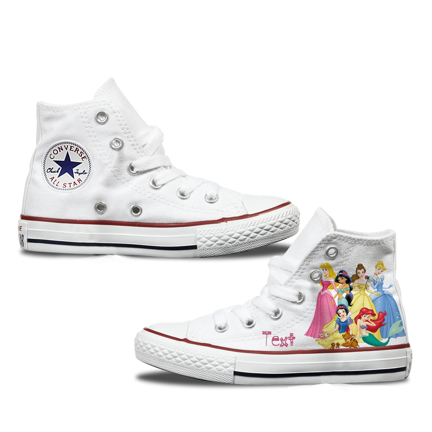 Princess Kids Custom Converse