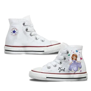 Princess Sofia Kids Custom Converse