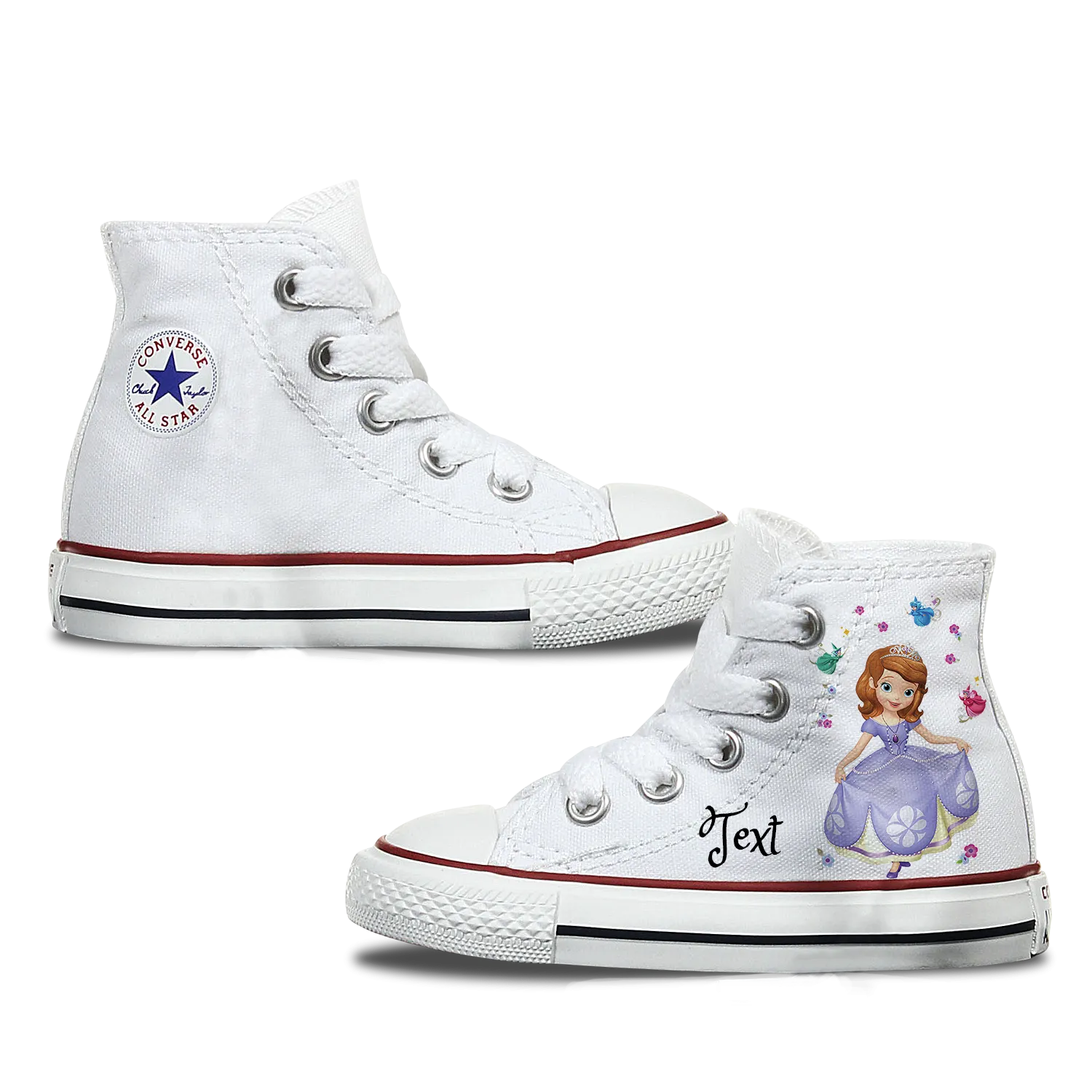 Princess Sofia Kids Custom Converse