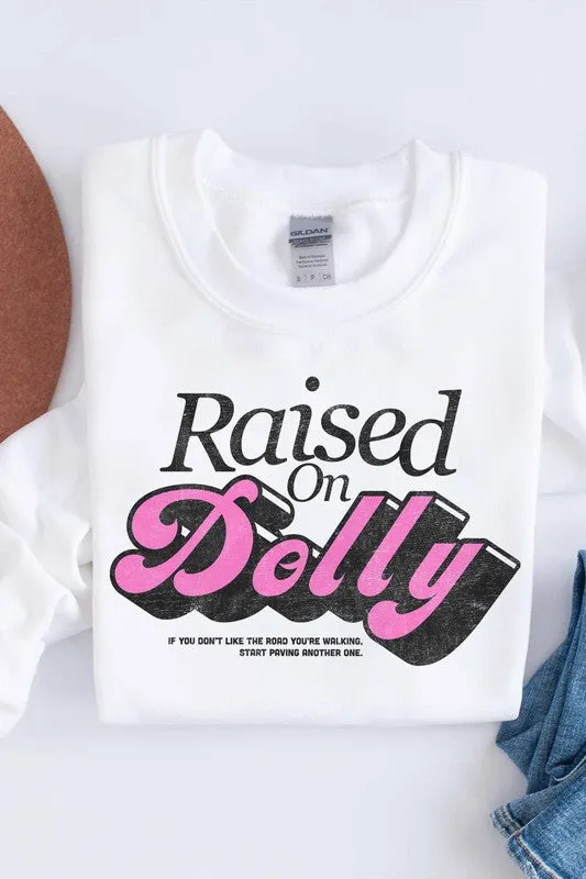 RAISED ON DOLLY SWEATSHIRT PLUS SIZE