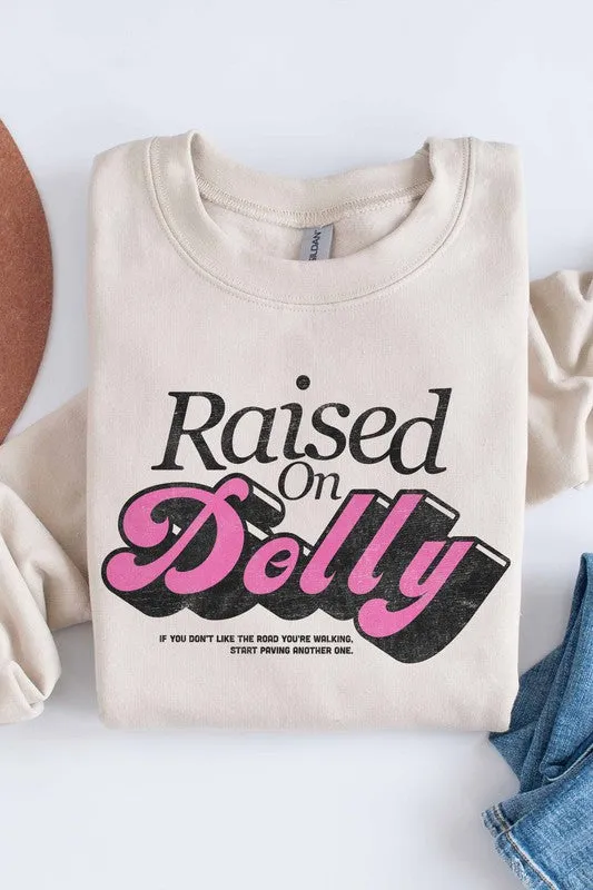 RAISED ON DOLLY SWEATSHIRT PLUS SIZE