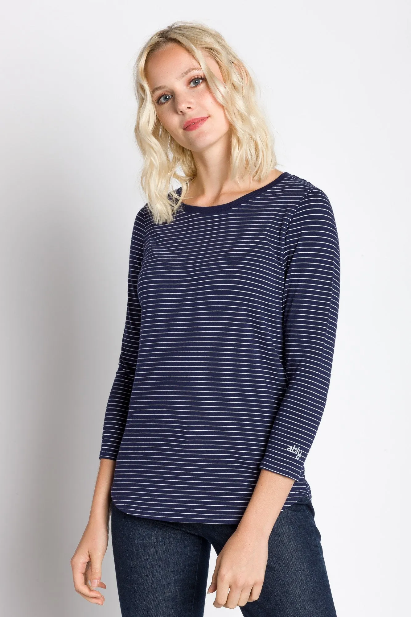 Rosette | Women's 3/4 Sleeve Cotton/Modal Top