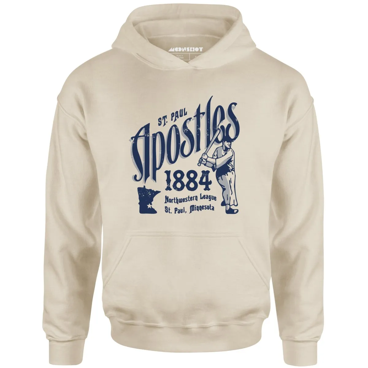 Saint Paul Apostles - Minnesota - Vintage Defunct Baseball Teams - Unisex Hoodie